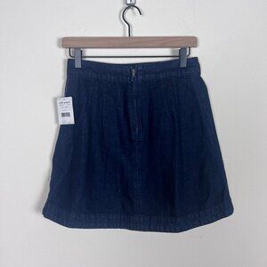 2/$30 Free People Dark Denim Skirt 4 NWT